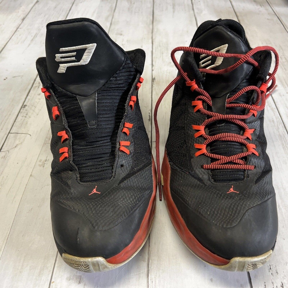 Size 10 Jordan CP3.VIII Black - 684855-023- ***Used With Defects Seen In Pics
